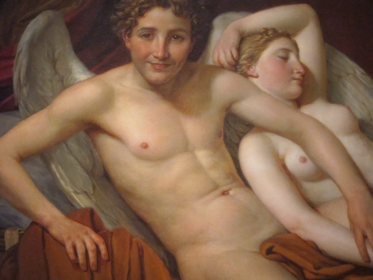 Amor og psyke av Jacques Louis David