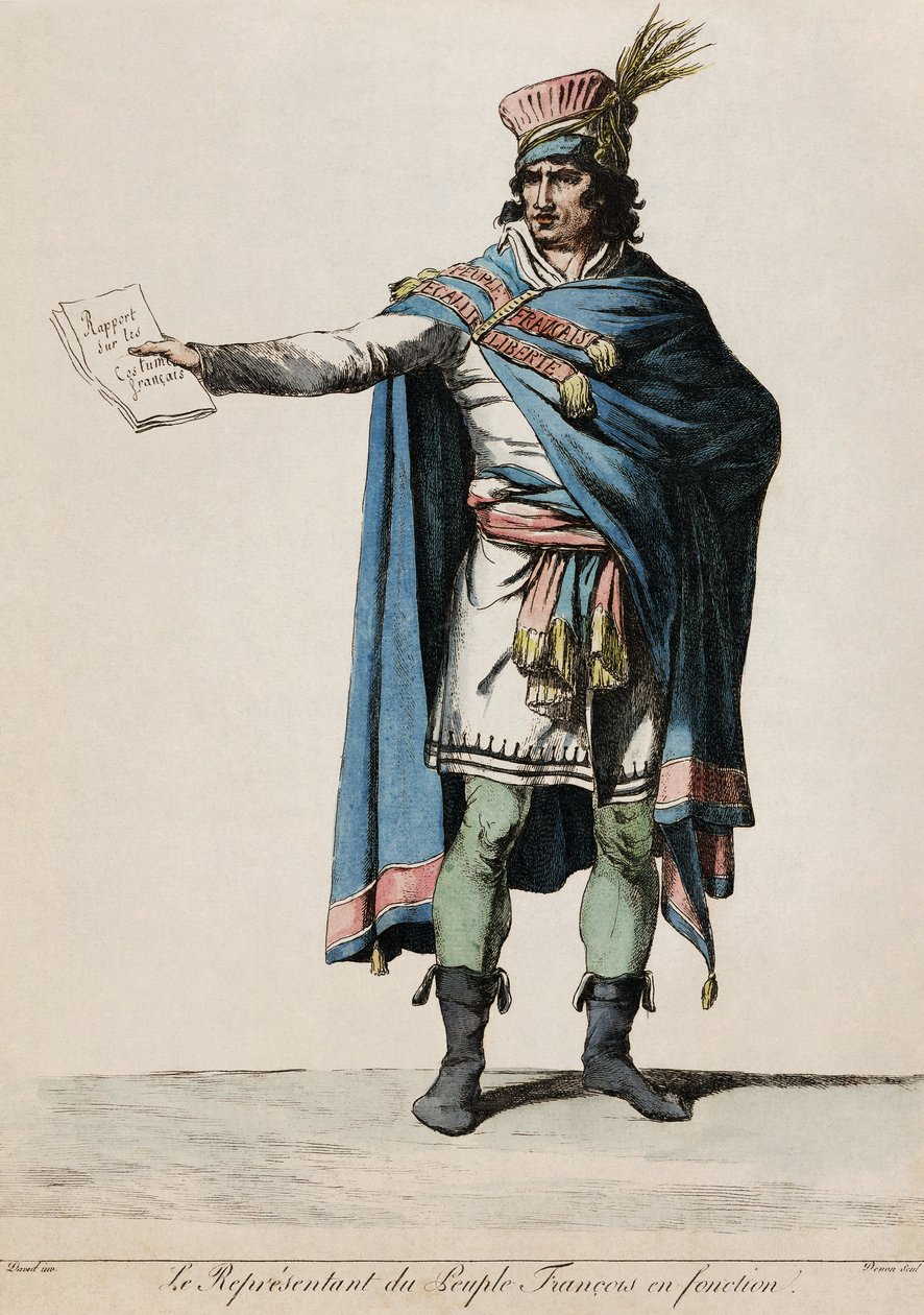 Representanten for Francis -folket på kontoret av Jacques Louis David