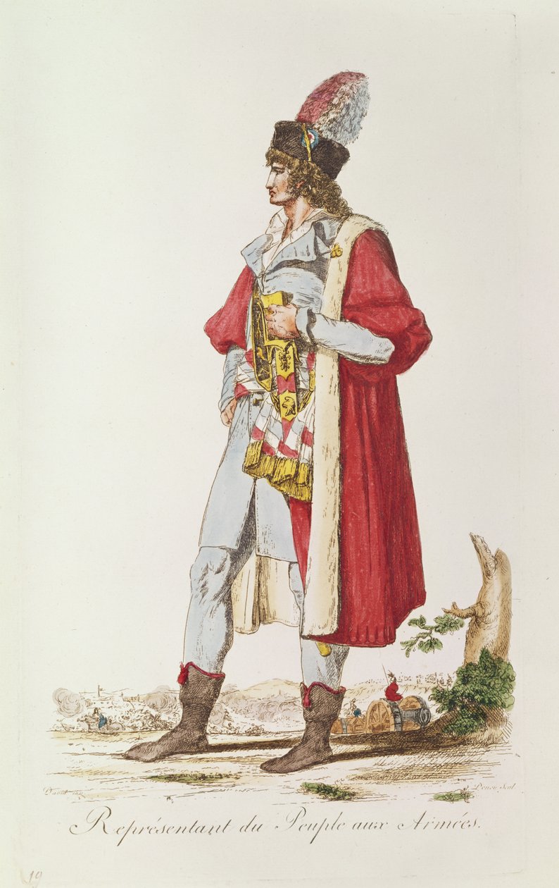 Folkets representant for hærene av Jacques Louis David
