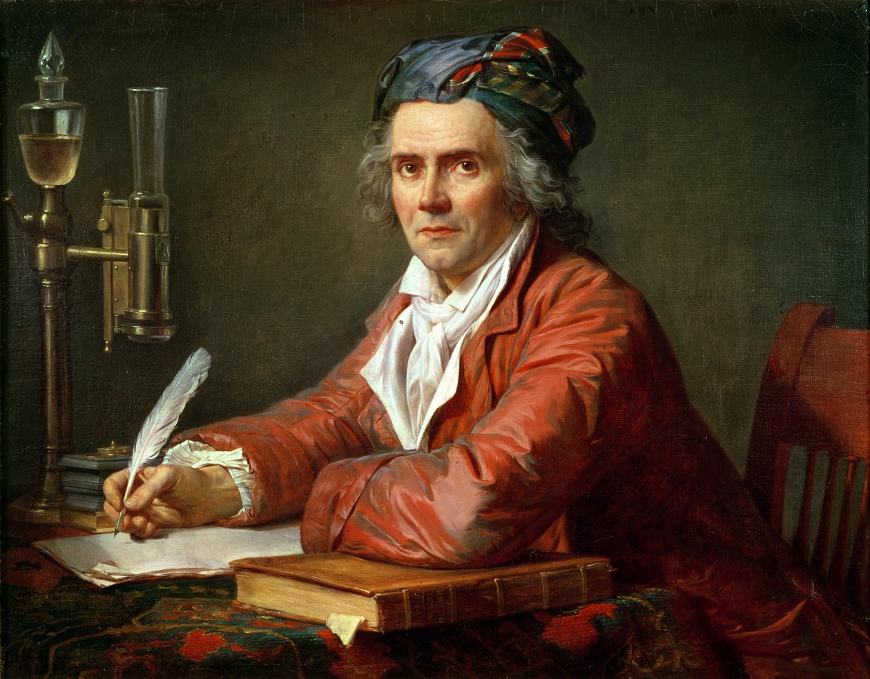 Portrett av Alphonse Leroy, 1783 av Jacques Louis David