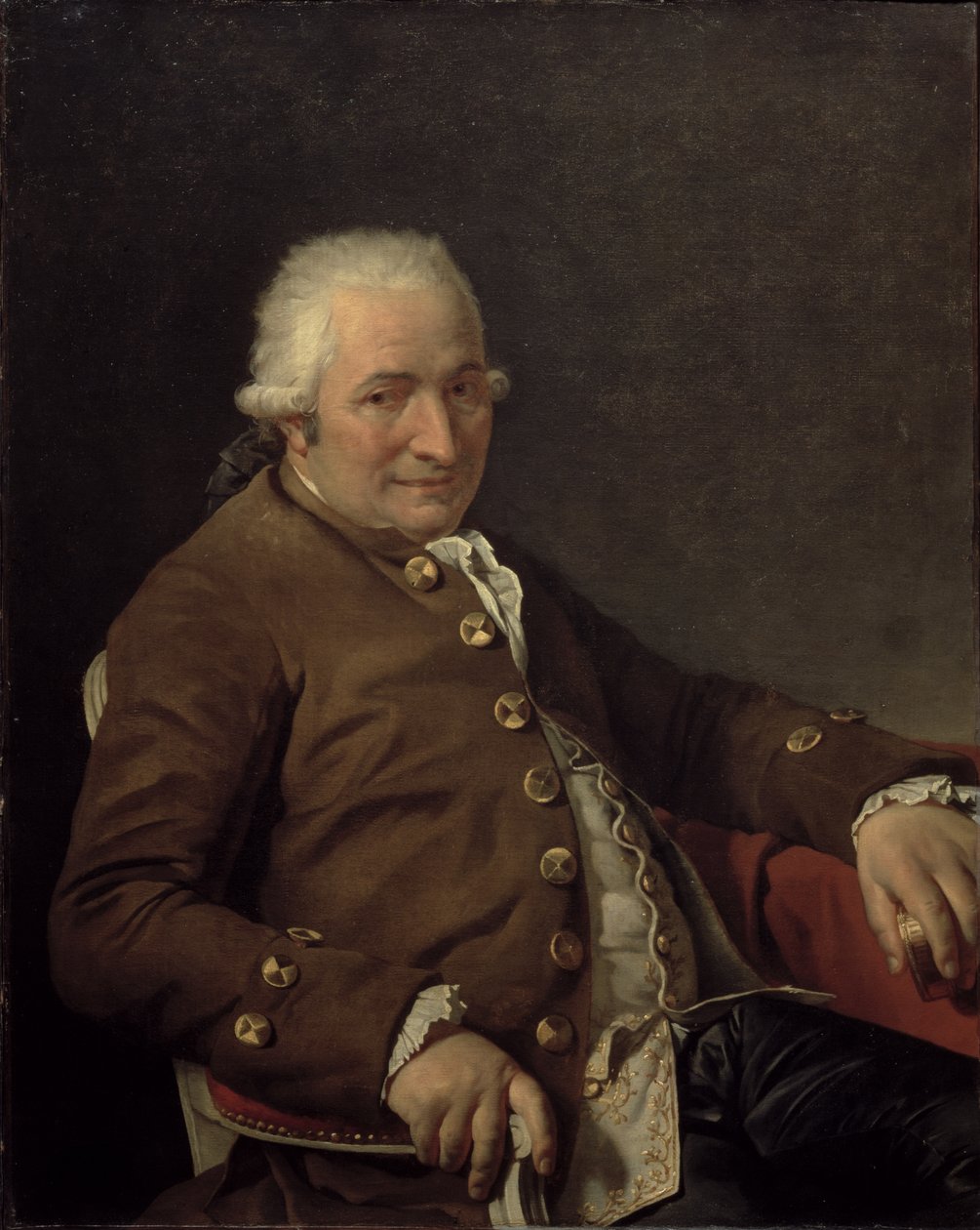 Portrett av Charles-Pierre Pecoul, 1784 av Jacques Louis David