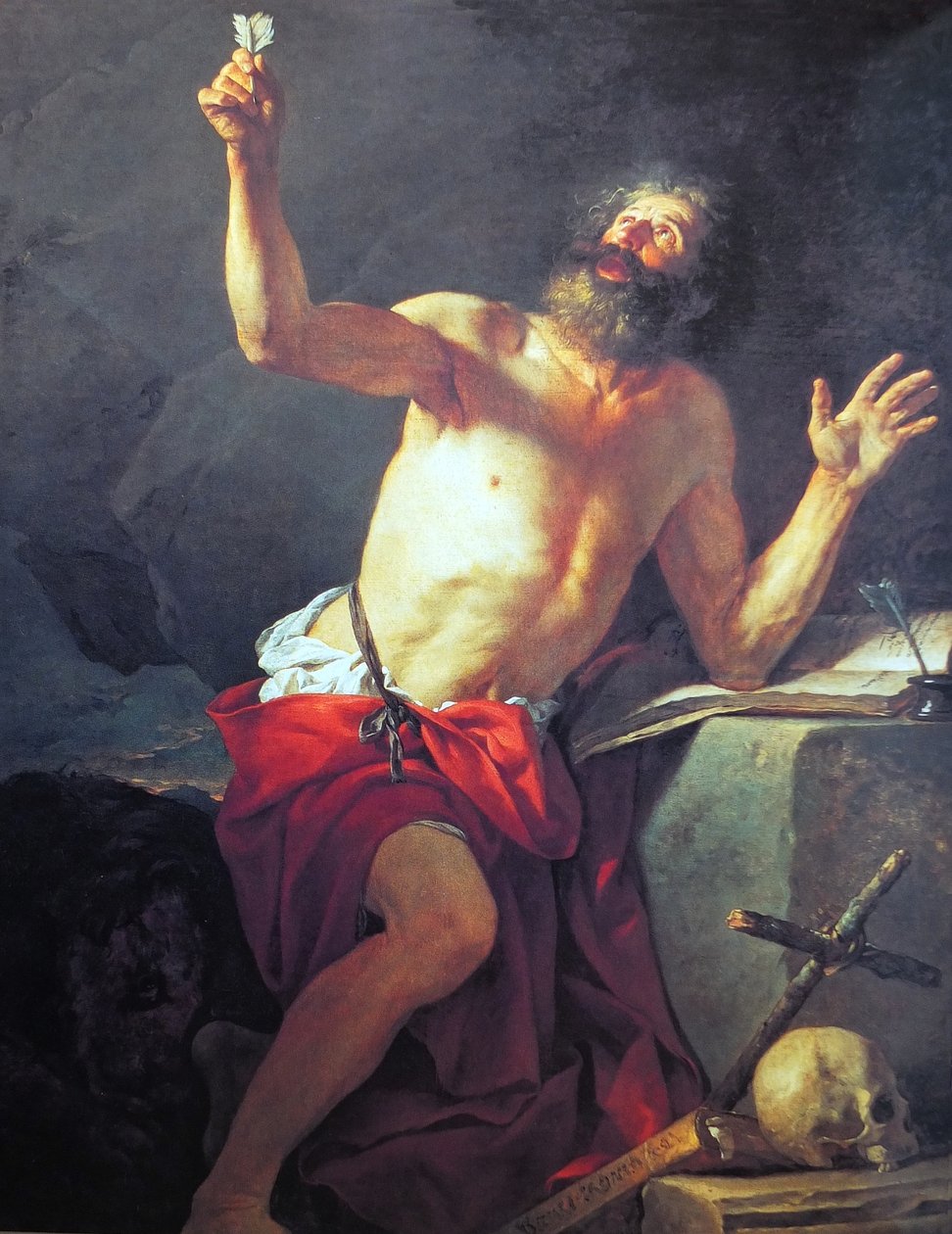Saint-Jerome av Jacques Louis David