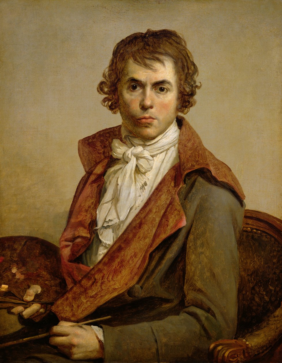 Selvportrett, 1794 av Jacques Louis David