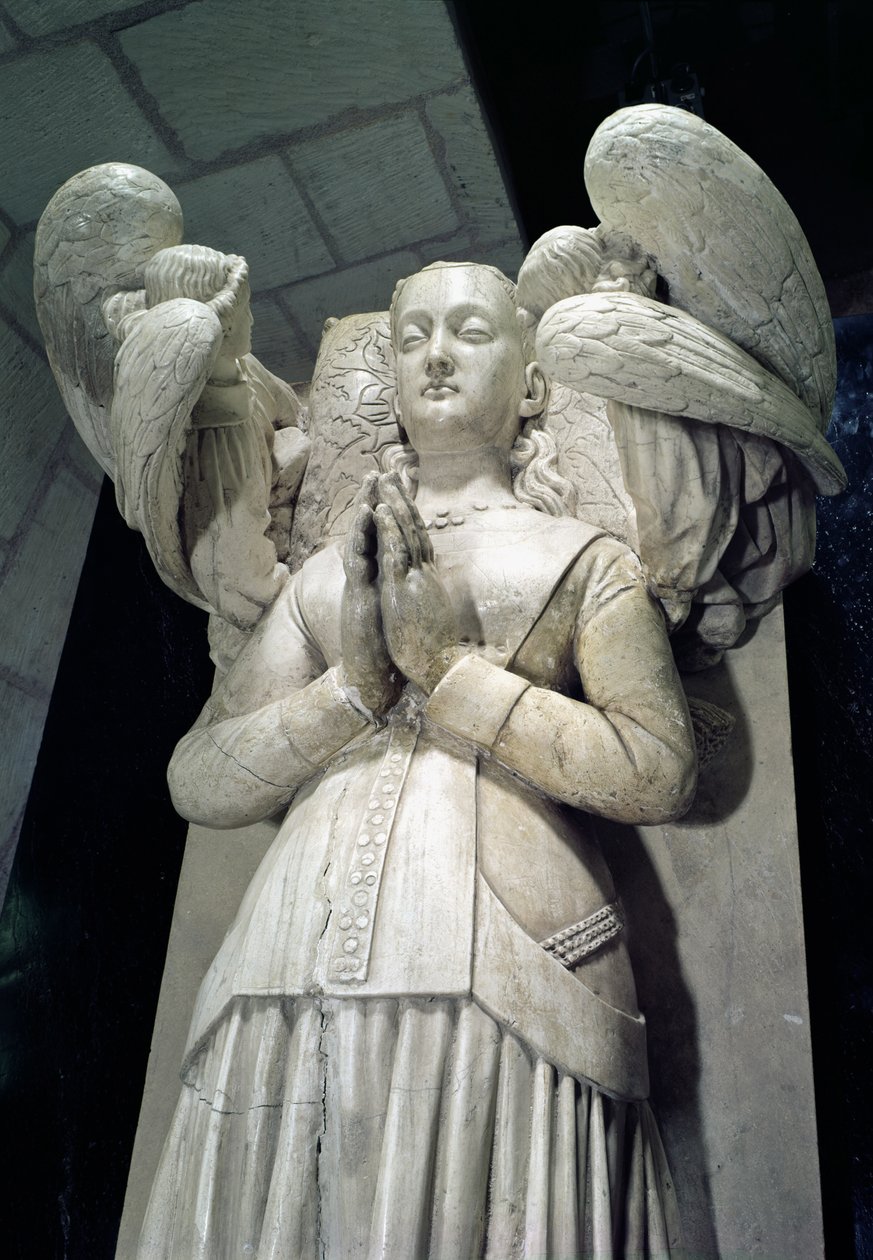 Agnes Sorels grav (ca. 1422-50) 1450-59 (detalj) av Jacques Morel