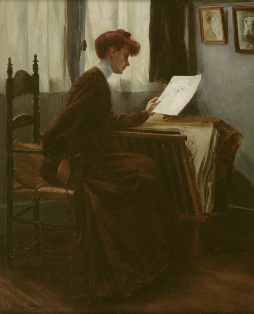 Elskeren av tegninger, 1904 av Jacques Palyart