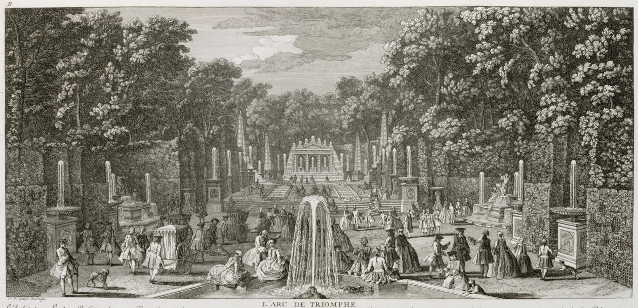Triumfbuen, Versailles av Jacques Rigaud