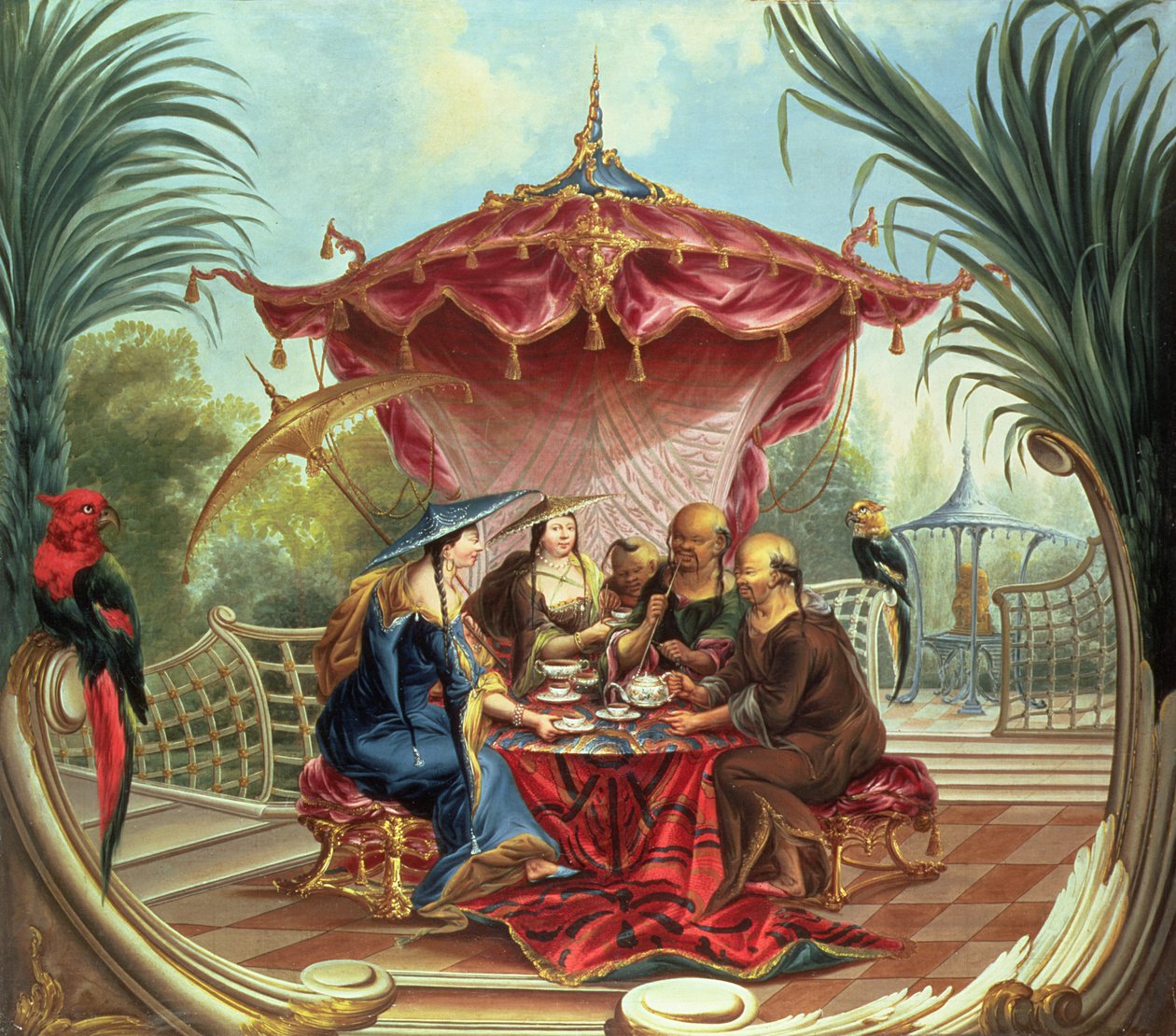 Kinesisk te av Jacques Vigoureux Duplessis