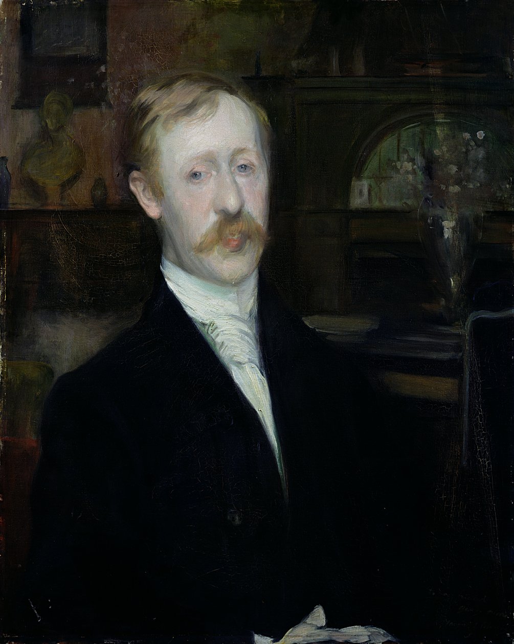 Portrett av George Moore (1852-1933) av Jacques Emile Blanche