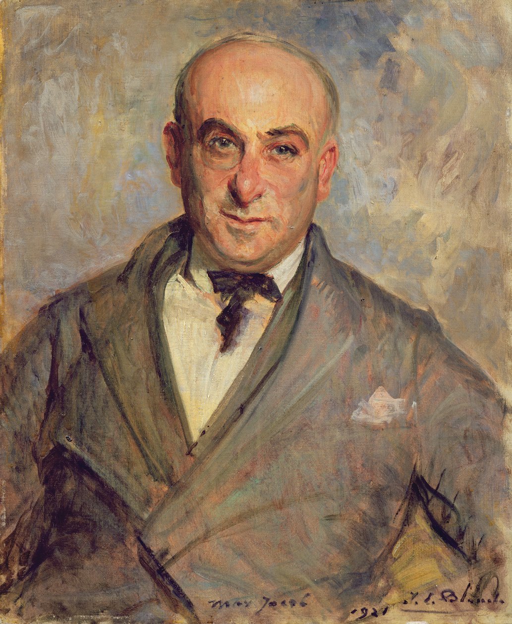 Portrett av Max Jacob (1876-1944) 1921 av Jacques Emile Blanche
