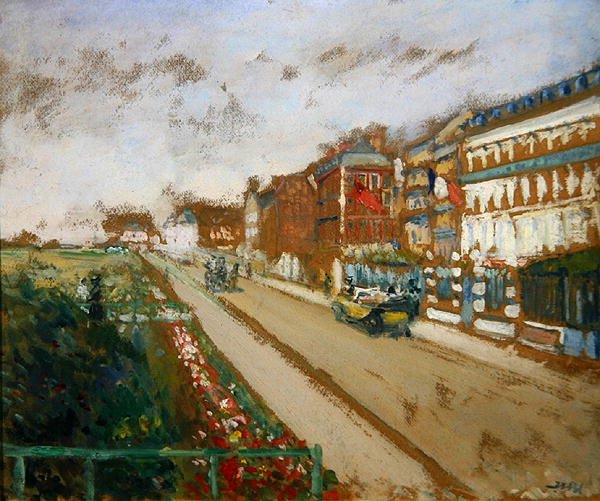 Dieppe, ca. 1920 (olje på lerret) av Jacques Emile Blanche