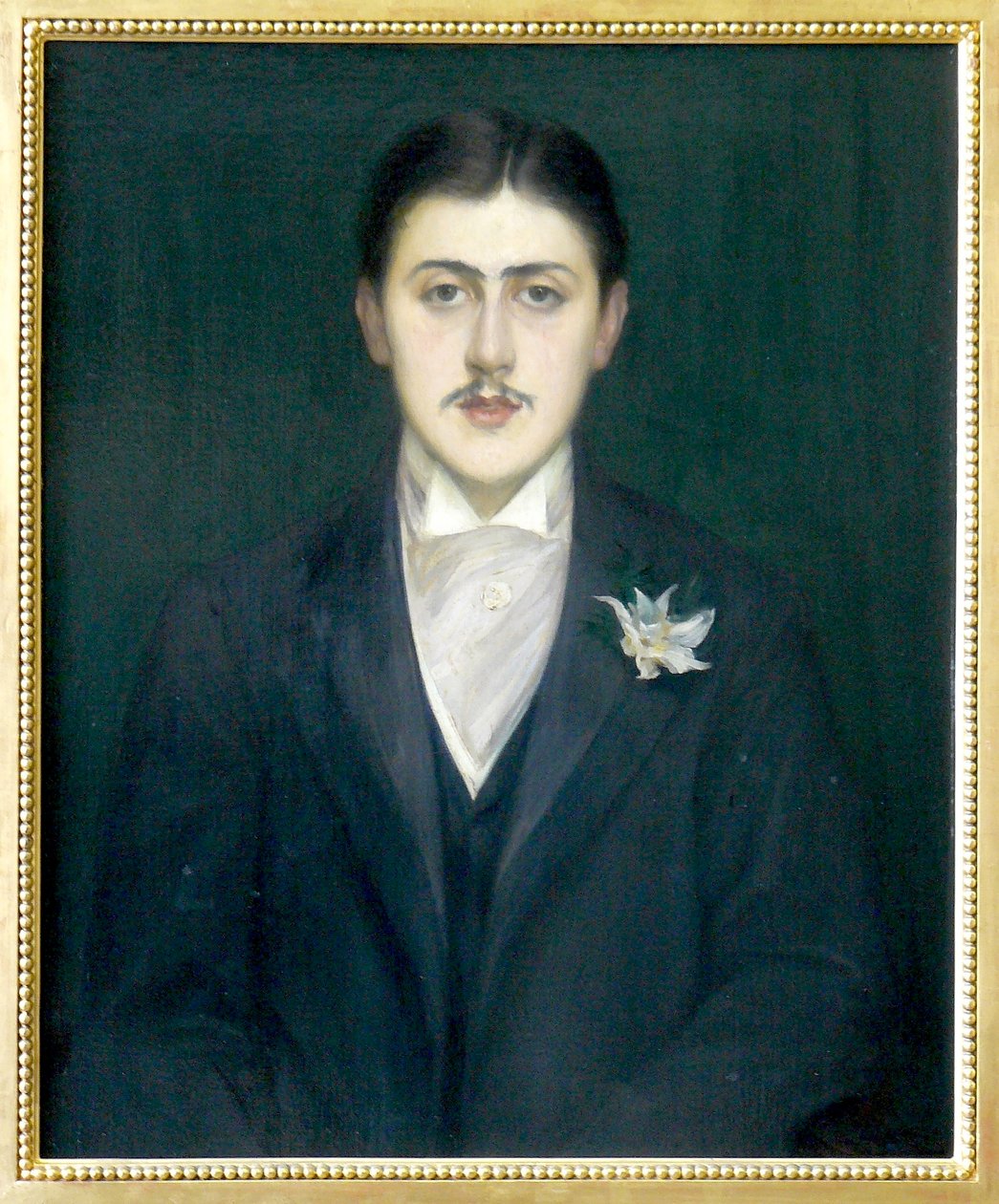 Portrett av Marcel Proust av Jacques-Emile Blanche