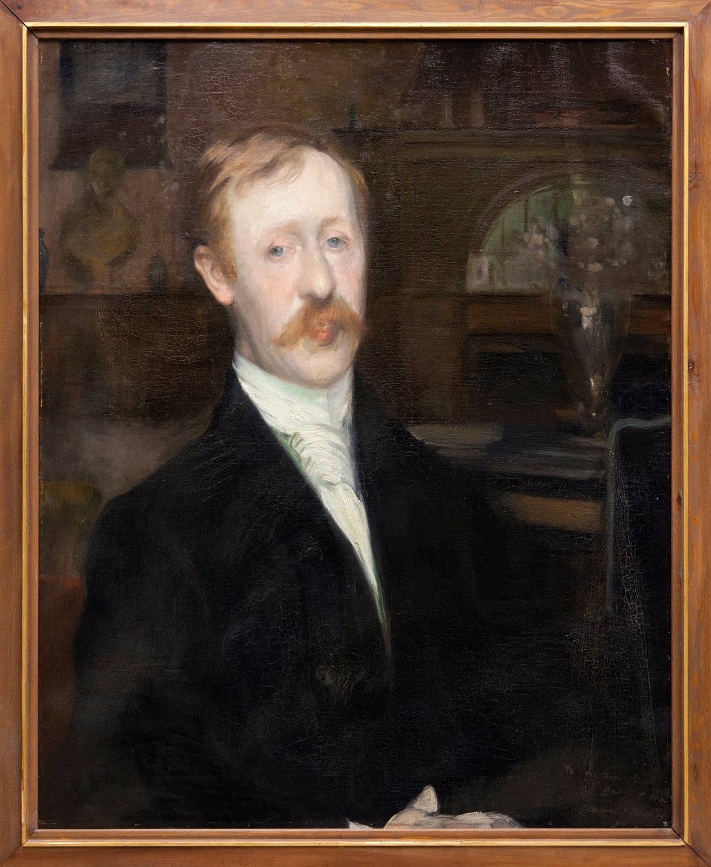 Portrett av Georges Moore av Jacques Emile Blanche