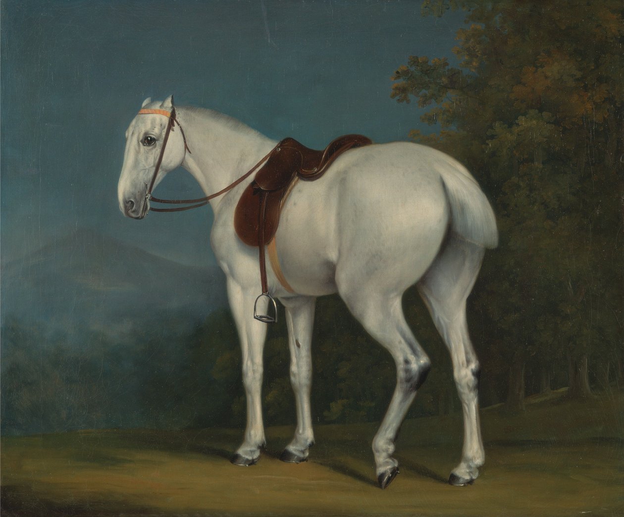 En dames grå jeger av Jacques-Laurent Agasse