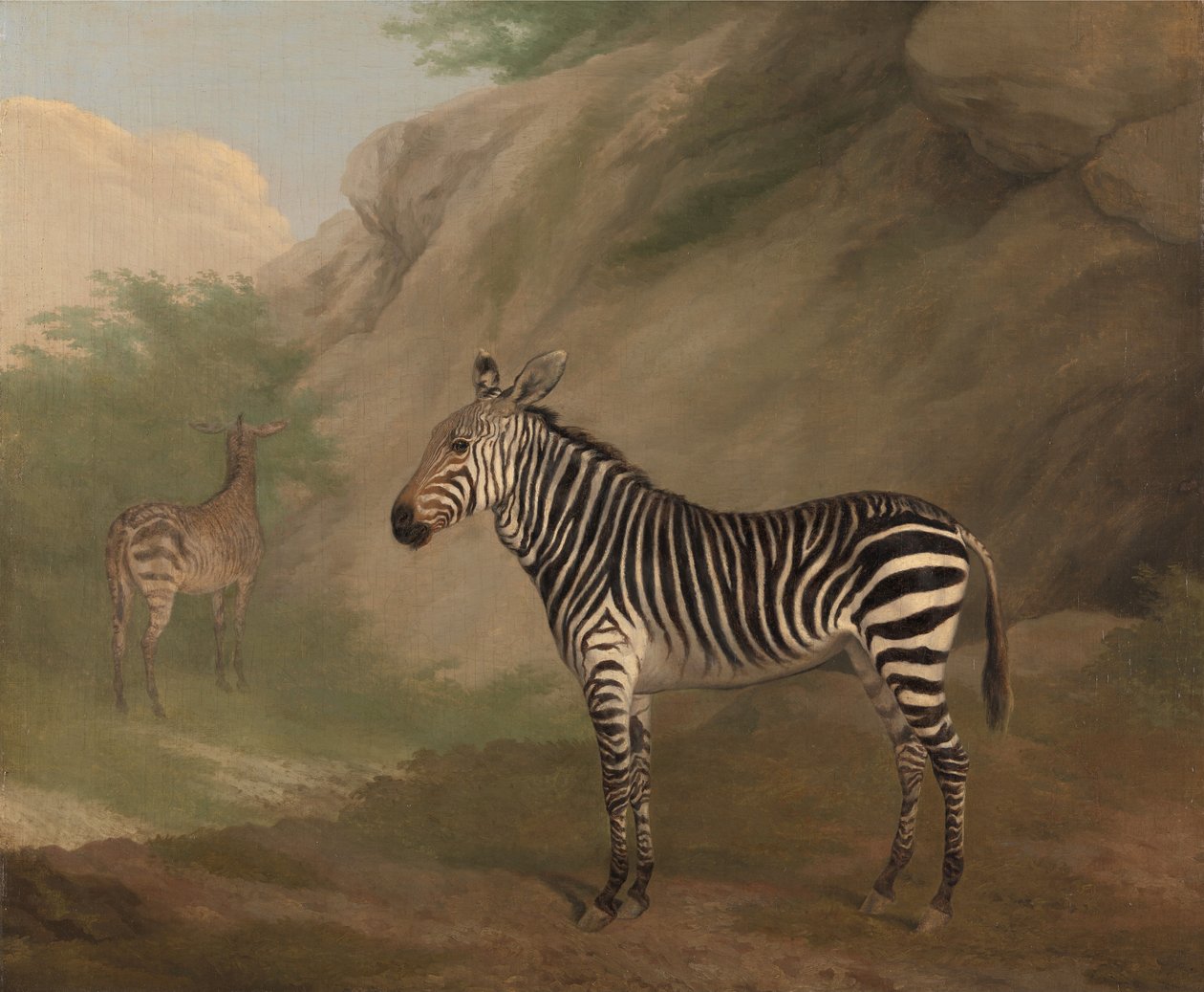 Sebra av Jacques-Laurent Agasse
