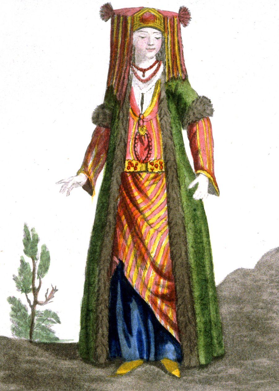 Armensk kvinne av Jacques (after) Grasset de Saint-Sauveur