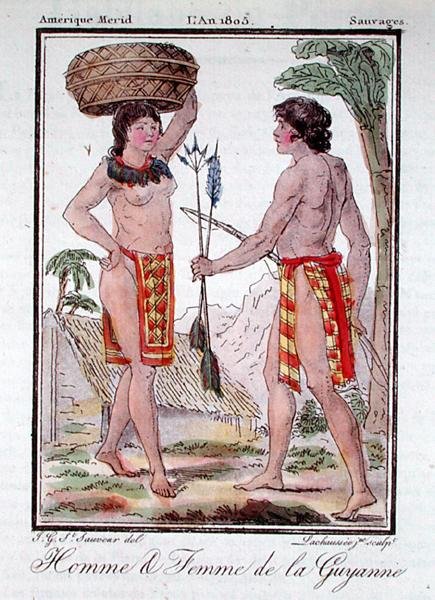 Indianere fra Fransk Guyana, fra 