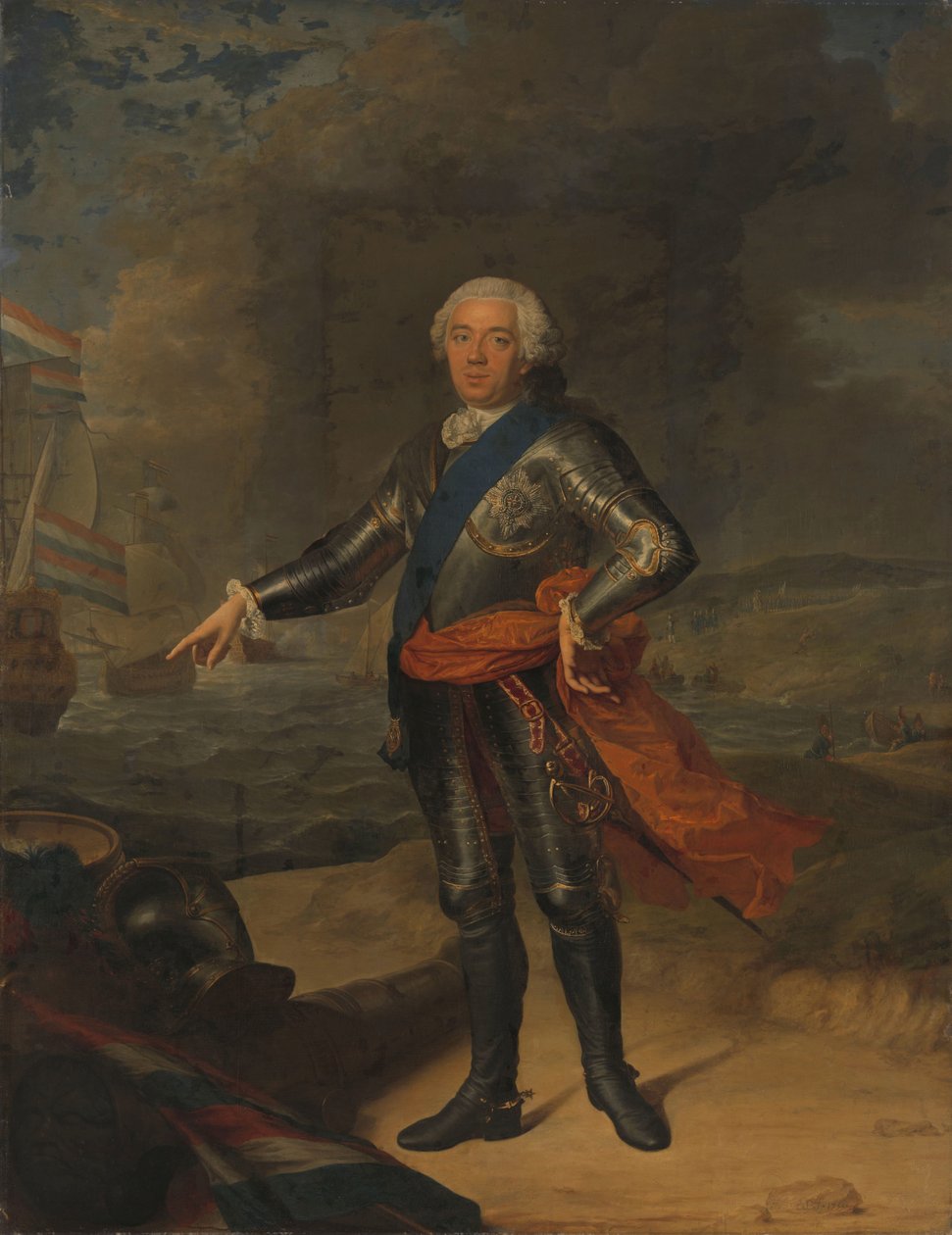 Willem IV (1711-1751), prins av Orange-Nassau av Jacques André Joseph Aved