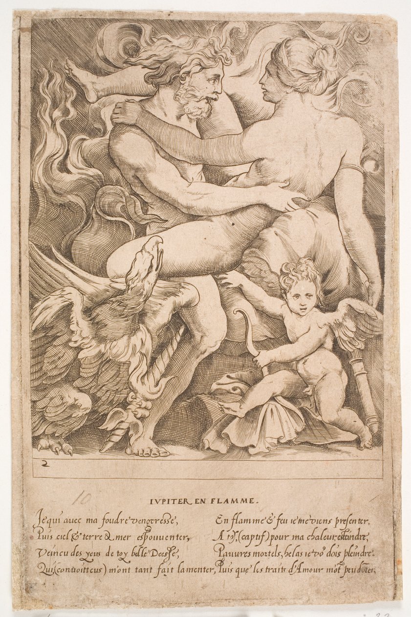 Den brennende Jupiter av Jacques Androuet Ducerceau d.Æ.