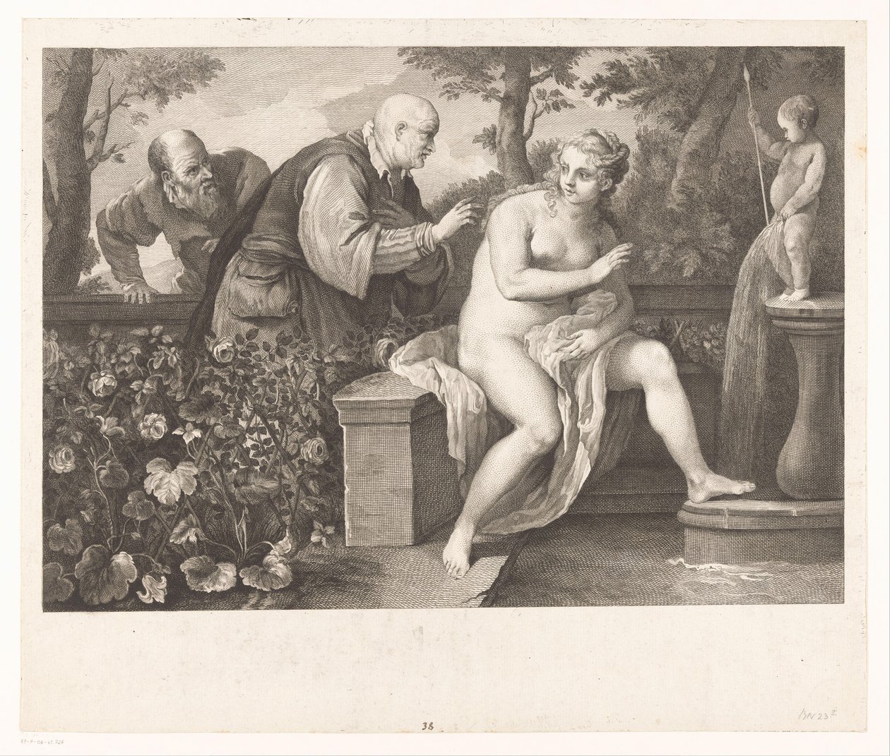 Susanna og de eldste av Jacques Beauvarlet