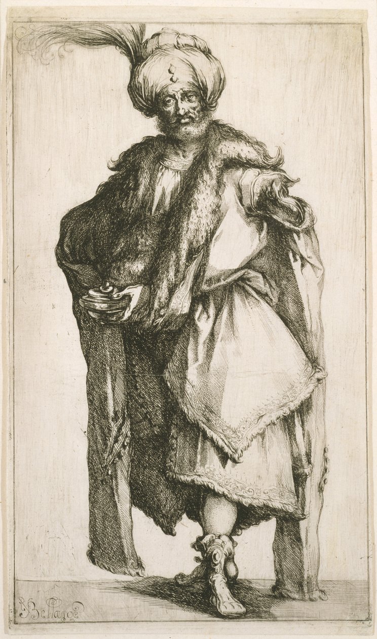 Caspar, ca. 1610 (radering) av Jacques Bellange