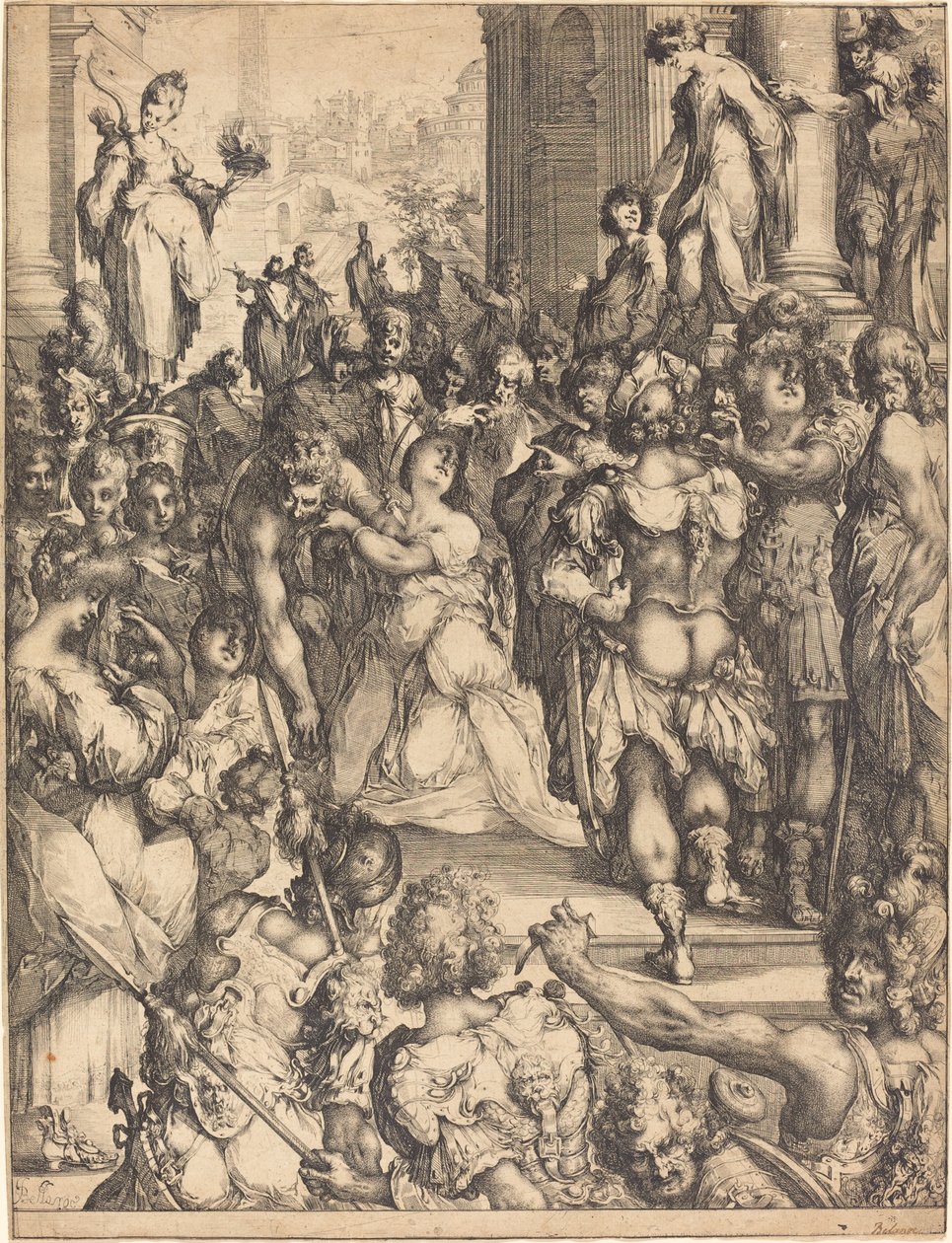 Martyrium av Saint Lucy av Jacques Bellange