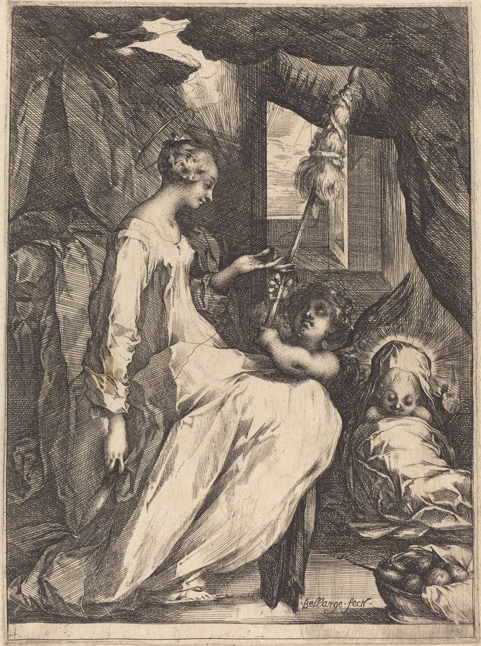 Madonna-spinningen av Jacques Bellange