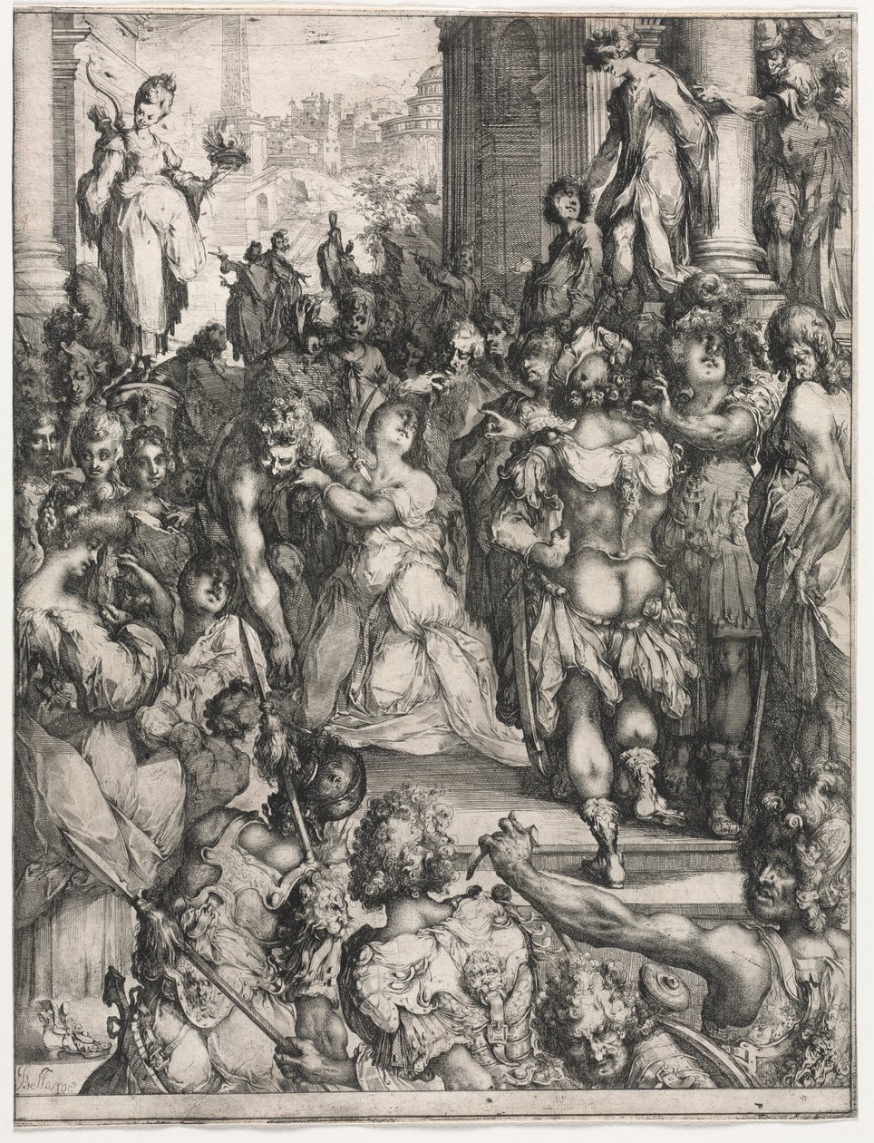 Martyrdommen til Saint Lucy av Jacques Bellange