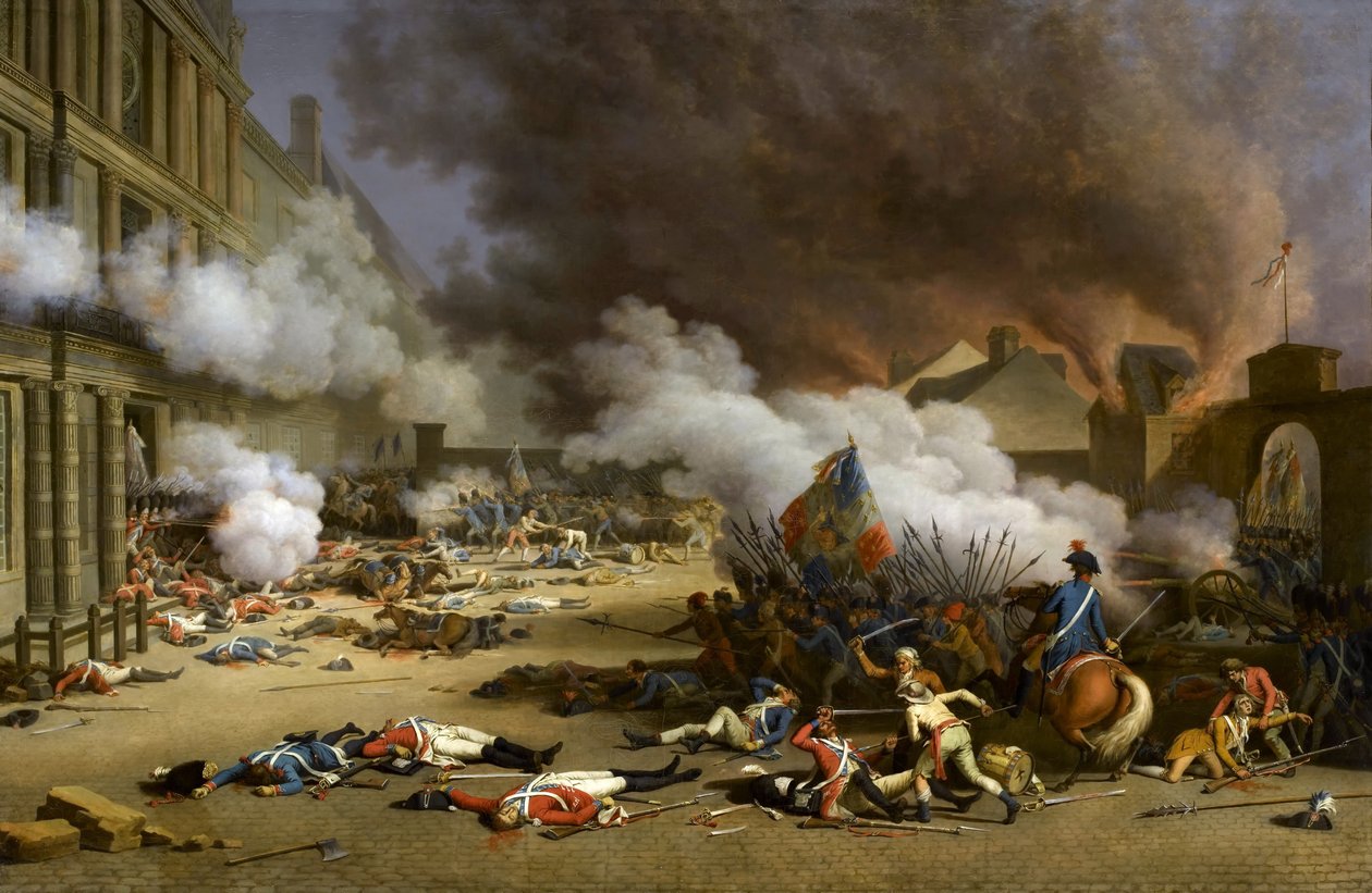 Opprøret den 10. august 1792 av Jacques Bertaux