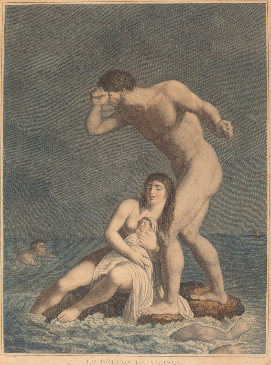 Den universelle flommen av Jacques Bonnefoy after Michel Honoré Bounieu