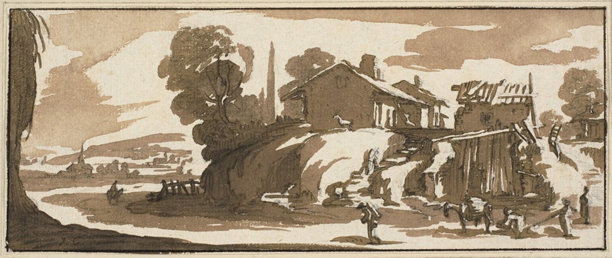 En gård av Jacques Callot