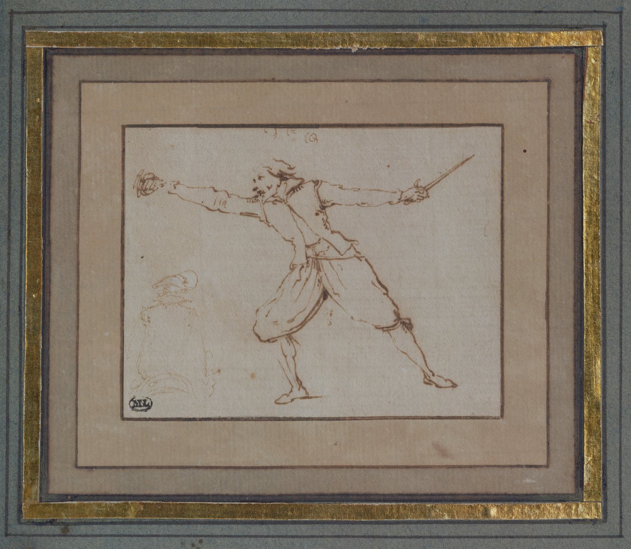 En fekter, 1766 av Jacques Callot