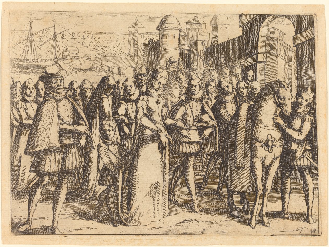 Ankomst til Valencia av Jacques Callot
