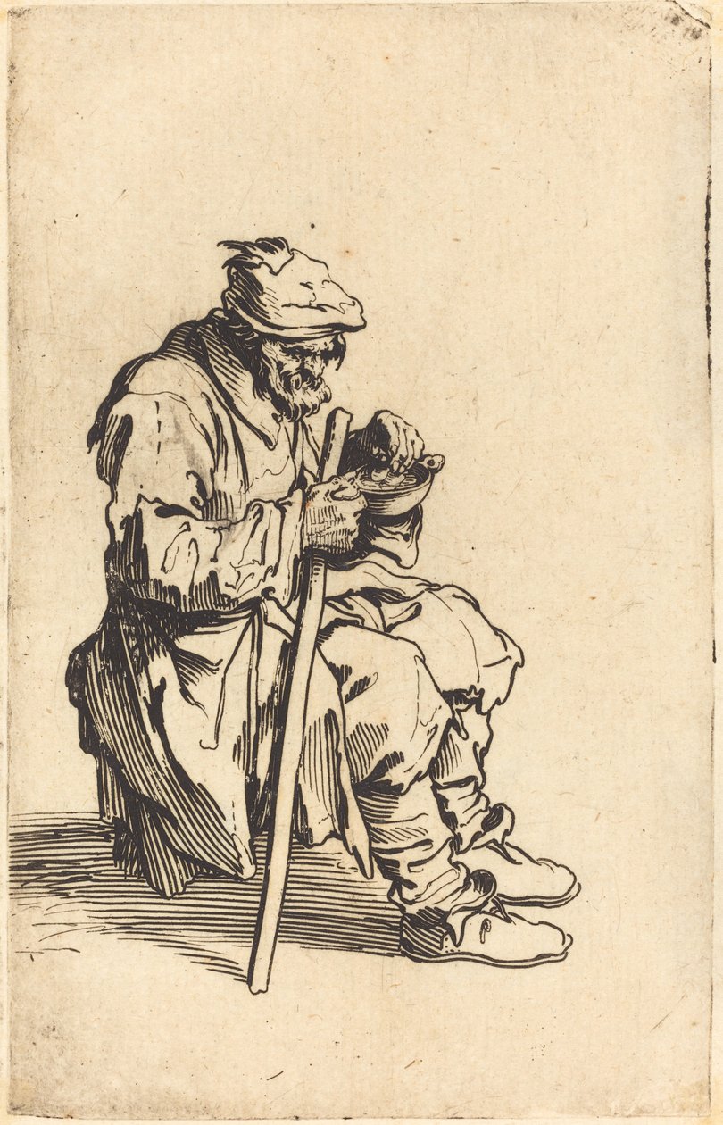 Tigger spiser av Jacques Callot