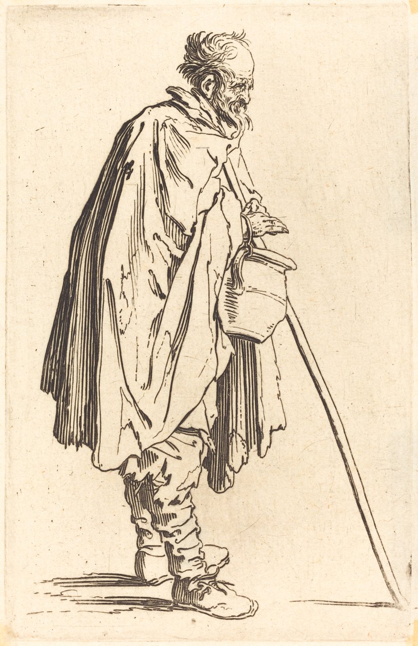 Tigger med gryte, ca. 1622 av Jacques Callot