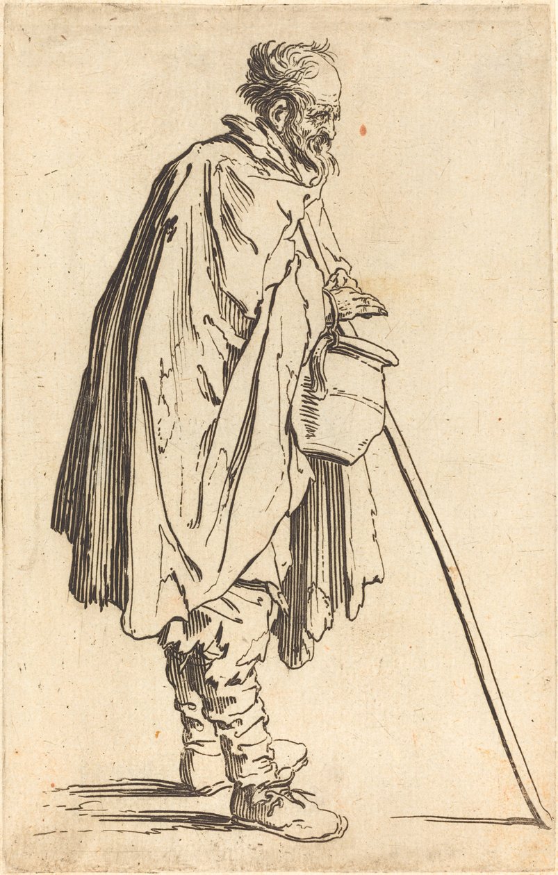 Tigger med gryte, ca. 1622. av Jacques Callot