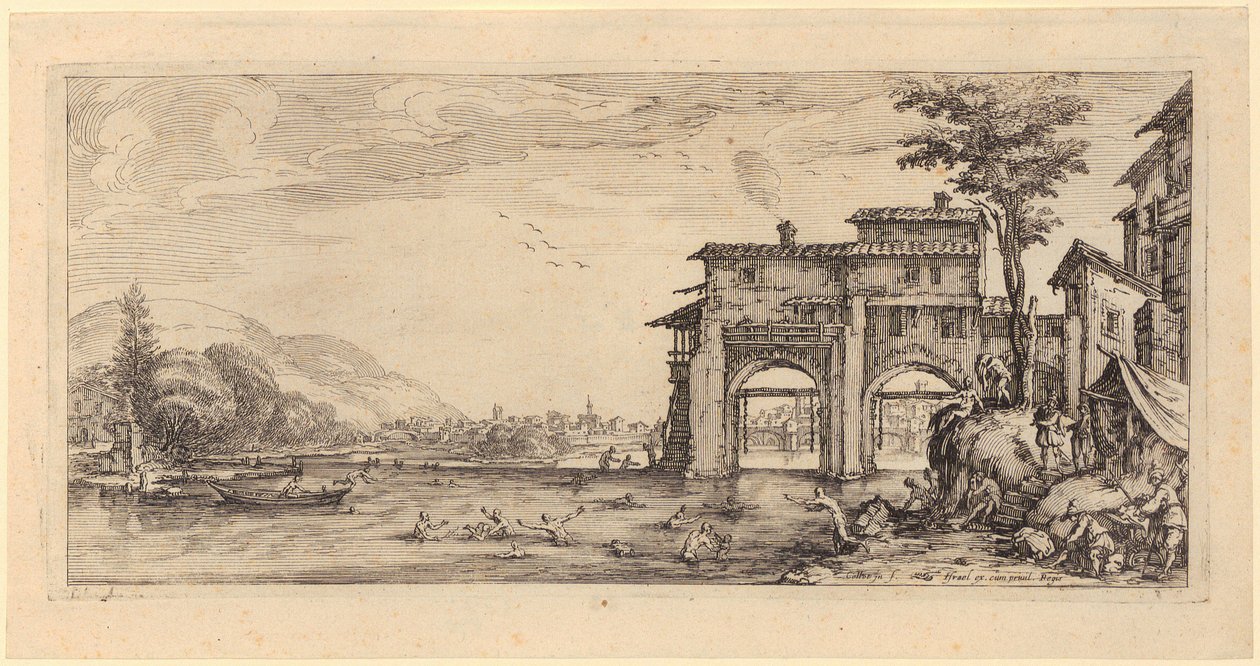 Barnemordet i Betlehem [Plate 1] av Jacques Callot