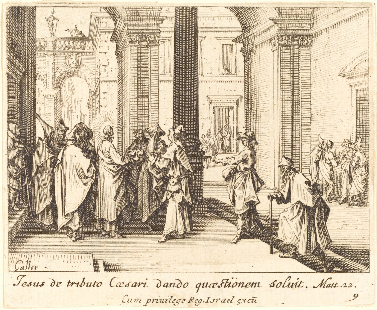 Cæsars mynt av Jacques Callot