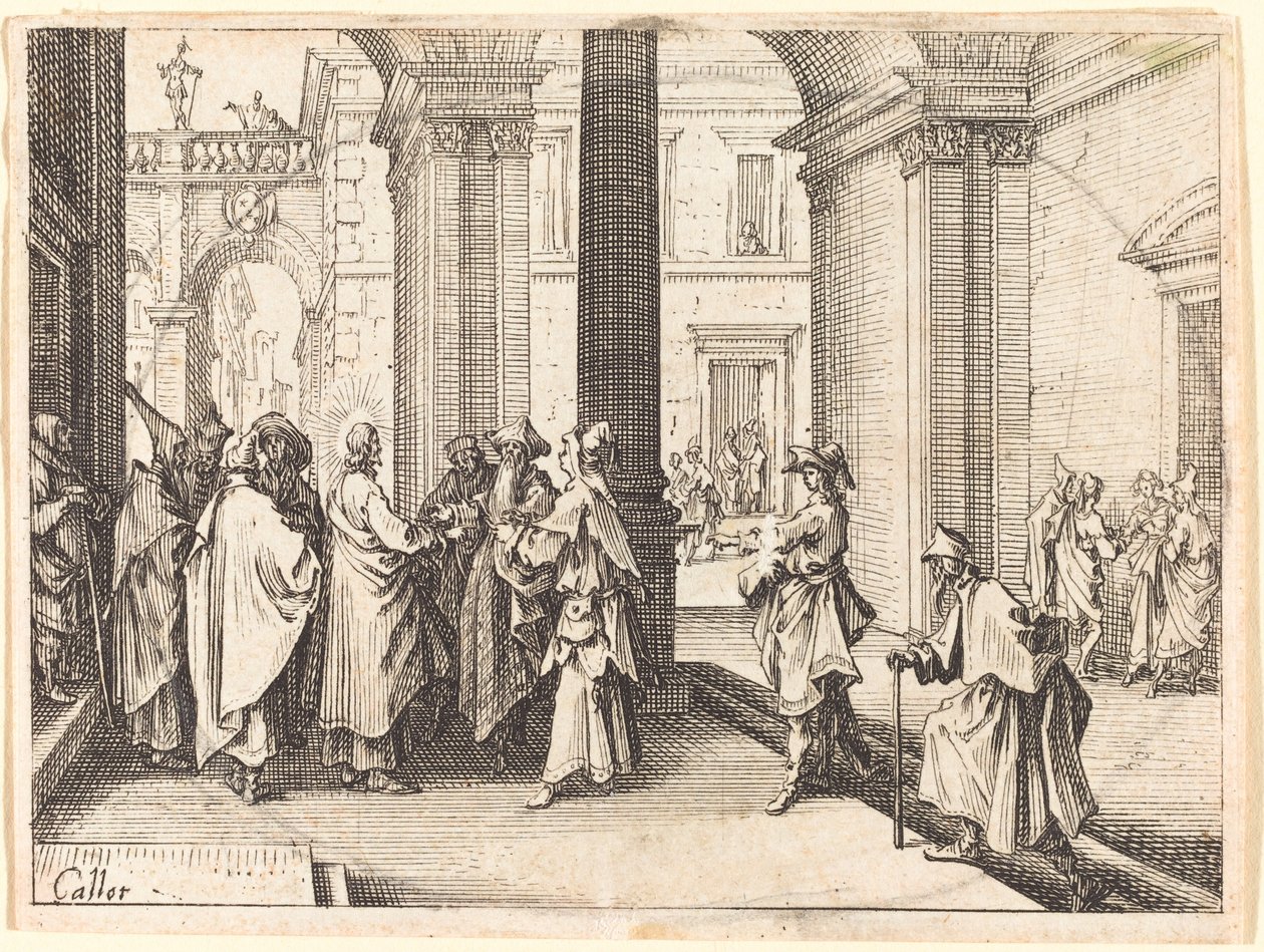 Cæsars mynt, 1635. av Jacques Callot