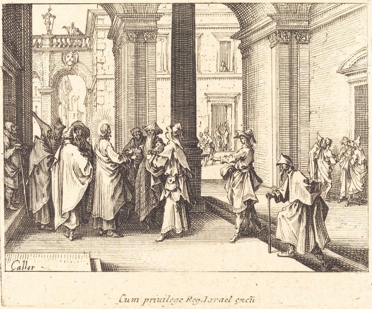 Cæsars mynt, 1635. av Jacques Callot