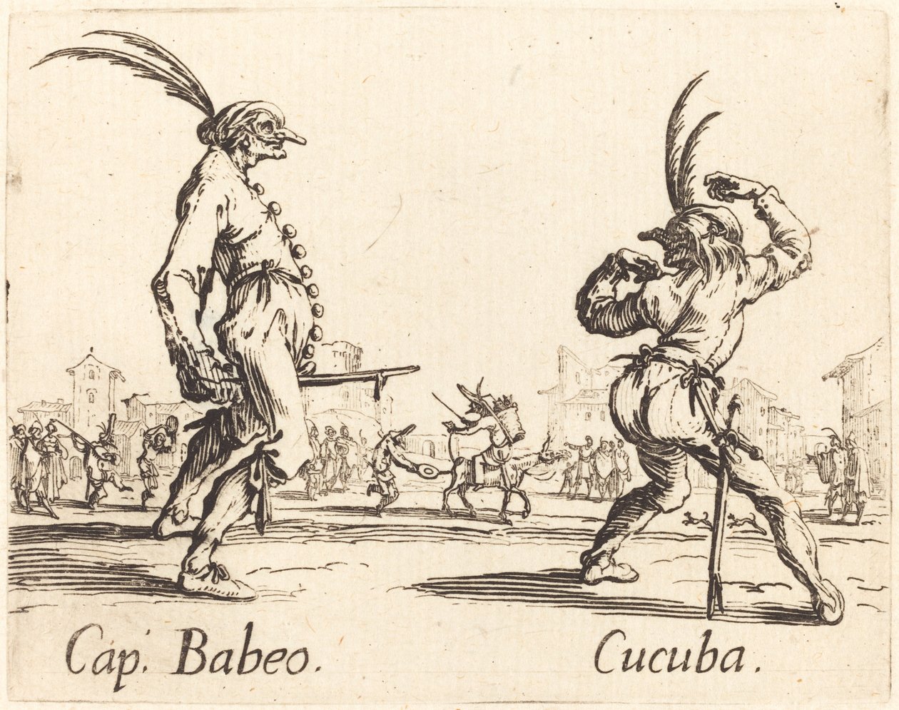 Kapittel Babeo og Cucuba av Jacques Callot
