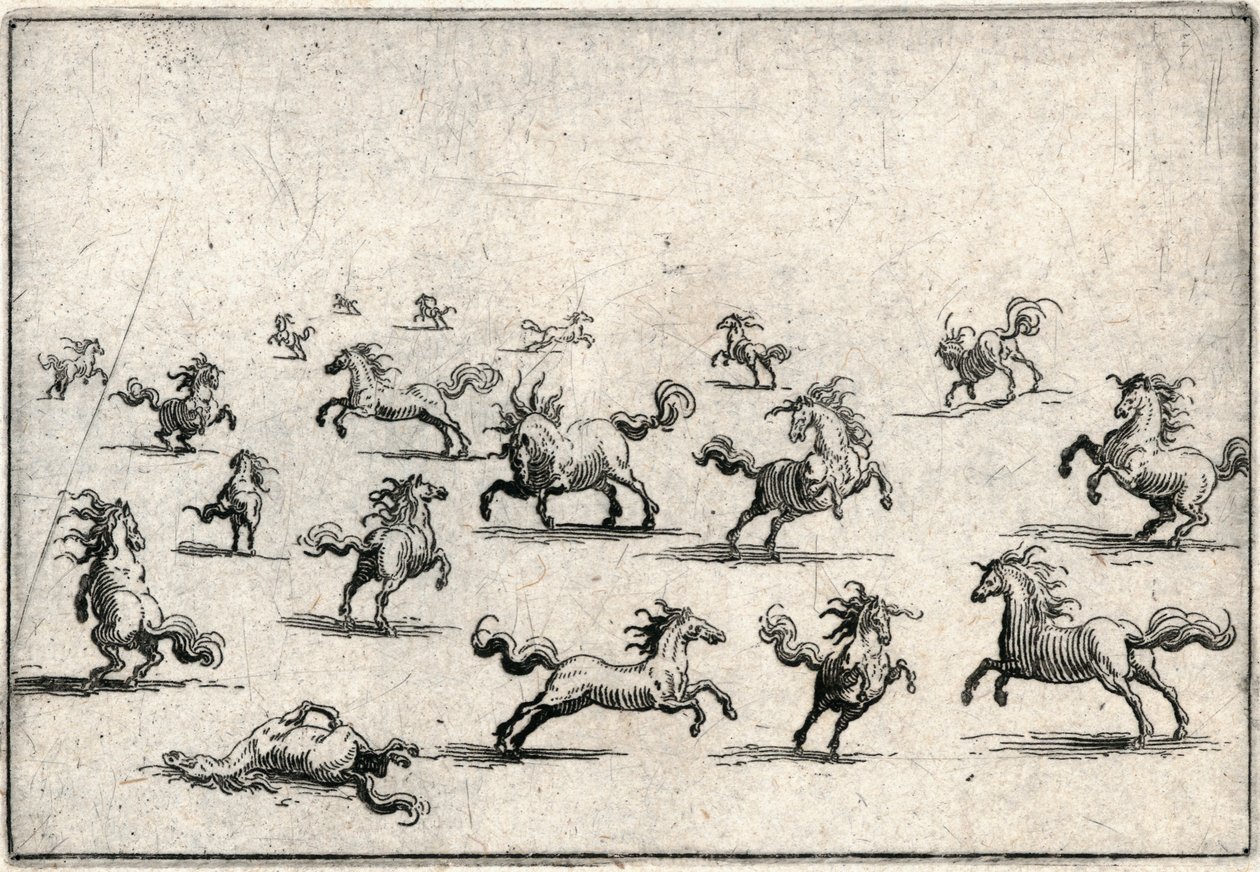 Lunefulle figurer av Jacques Callot