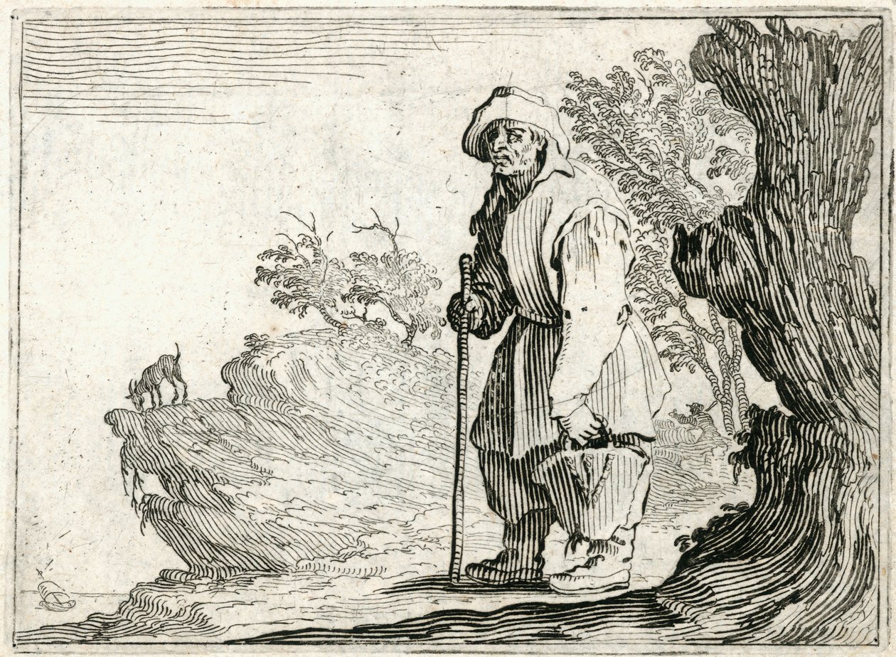 Lure av forskjellige figurer av Jacques Callot