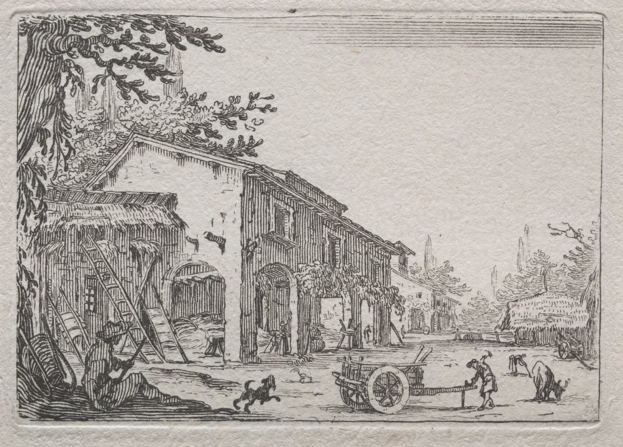 Caprices: Den italienske gården av Jacques Callot