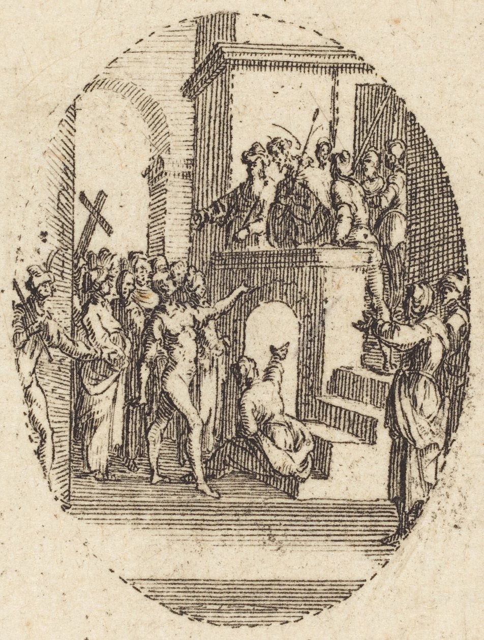 Kristus før Pilatus av Jacques Callot