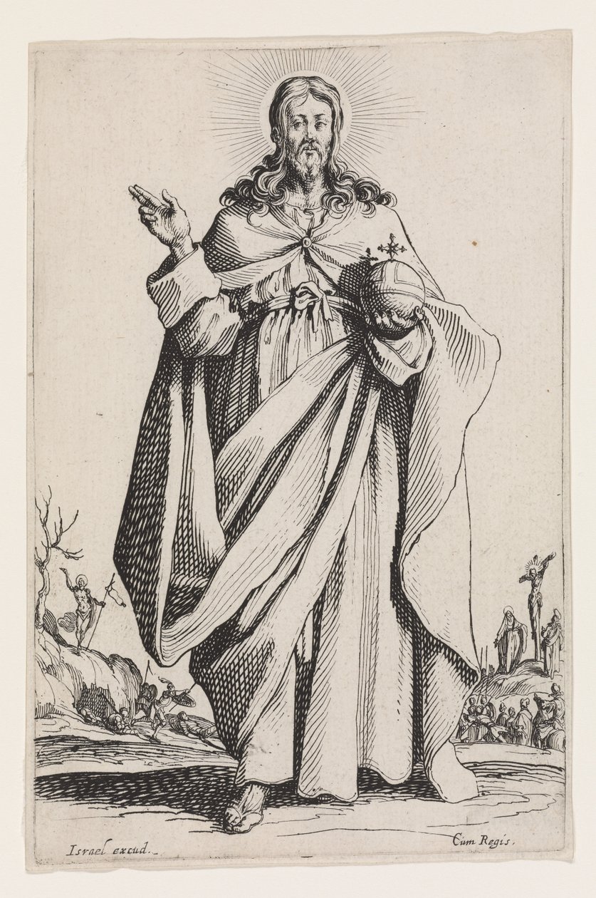 Kristus fra De store apostlene, 1631 av Jacques Callot