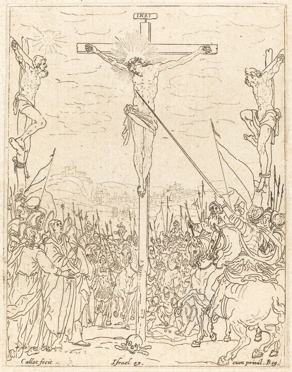 Kristus på korset av Jacques Callot