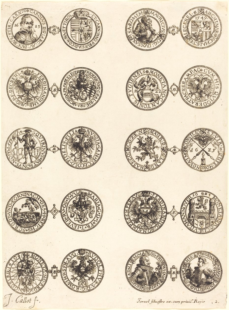 Mynter [plate 2] av Jacques Callot