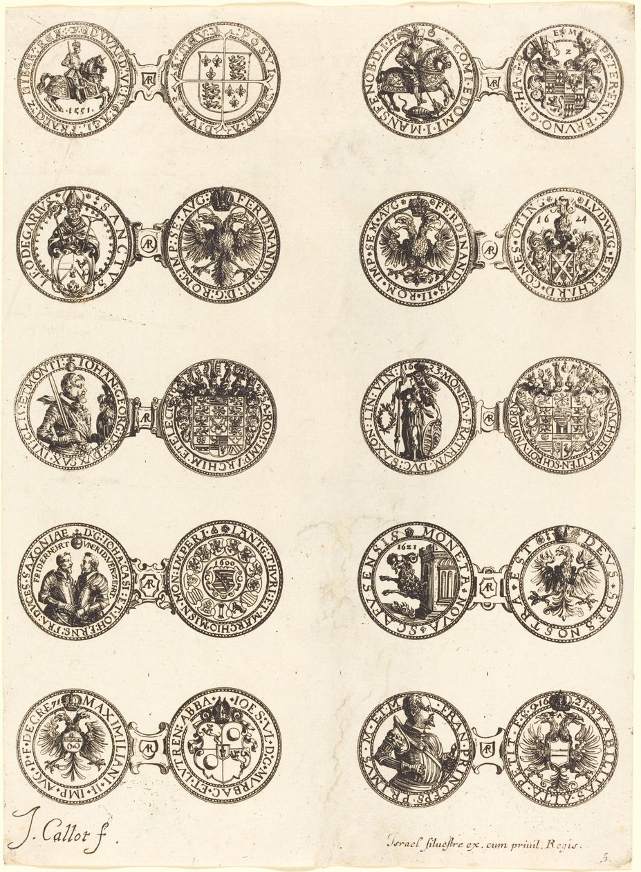Mynter [plate 5] av Jacques Callot