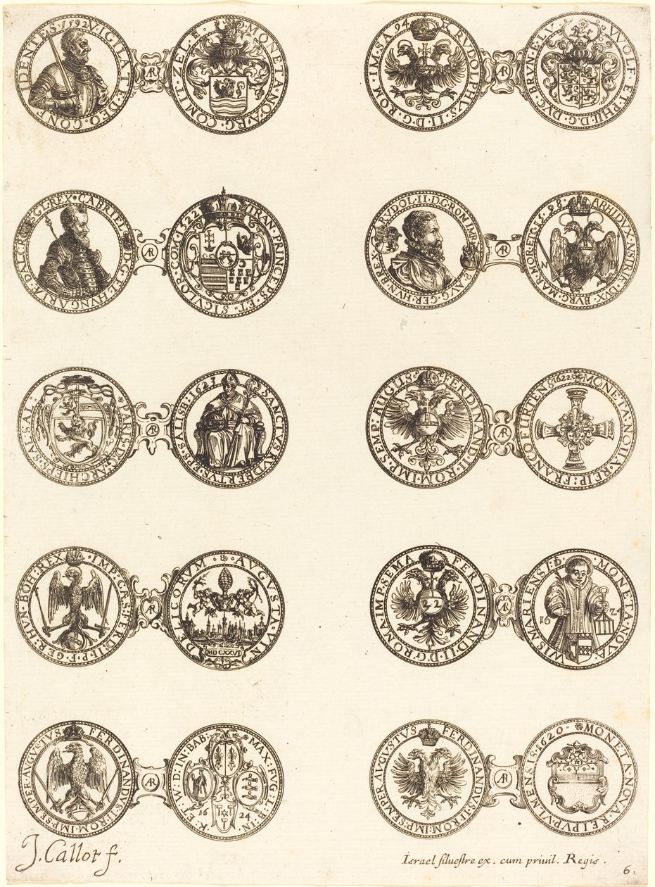 Mynter [plate 6] av Jacques Callot