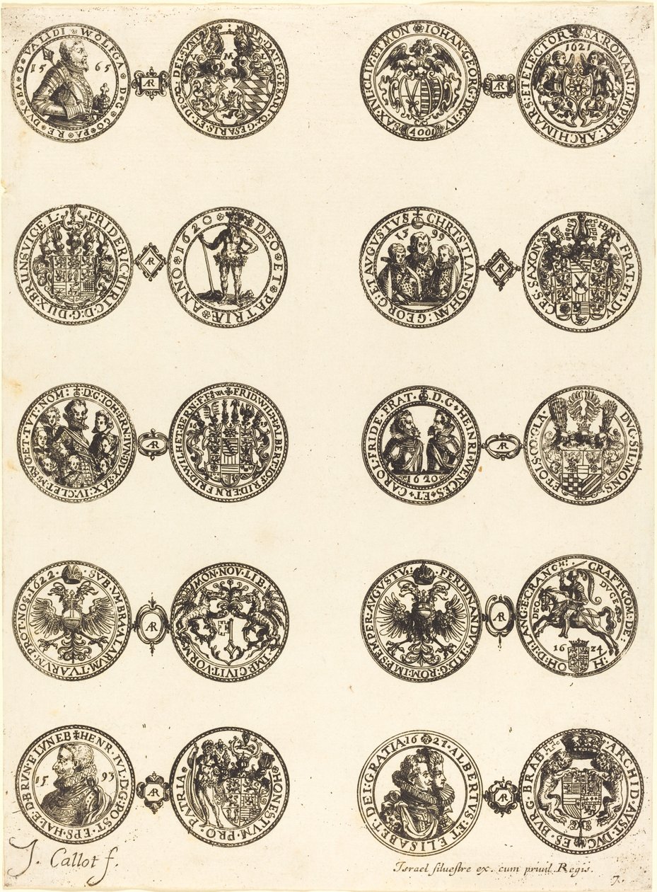 Mynter [plate 7] av Jacques Callot